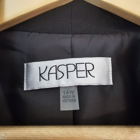 Black Women's Kasper Blazer (14W) - Picture 4 of 6